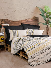 L'essentiel linge de maison Elvira - Black